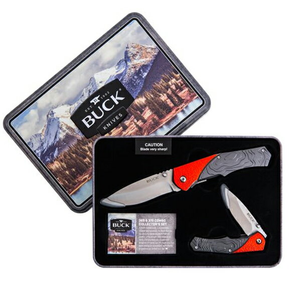 【バック ナイブズ】【折りたたみ ナイフ】369＆370 ナイフ コレクターセット 専用ケース付き【Buck Knives アウトドア BBQ キャンプ 釣り】