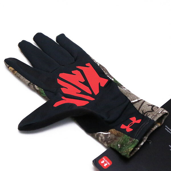 【アンダーアーマー】【手袋】リアルツリー エクストラ カモフラージュ柄 グローブ レディース Lサイズ【UNDER ARMOUR REALTREE 防寒 カモ柄 迷彩 防臭】