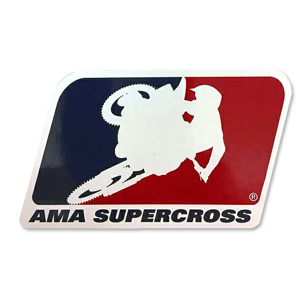 【ステッカー シール】AMA SUPER CROSS スーパークロス デカール 約6cm×約10cm 【バイク スポーツ レース ビニール 雑貨 アメリカ 小物 サイン】