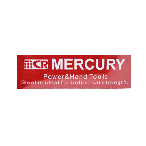 【マーキュリー】 【ステッカー】MERCURY ロゴ 4cm×13cm レッド【シール デカール 雑貨 小物】