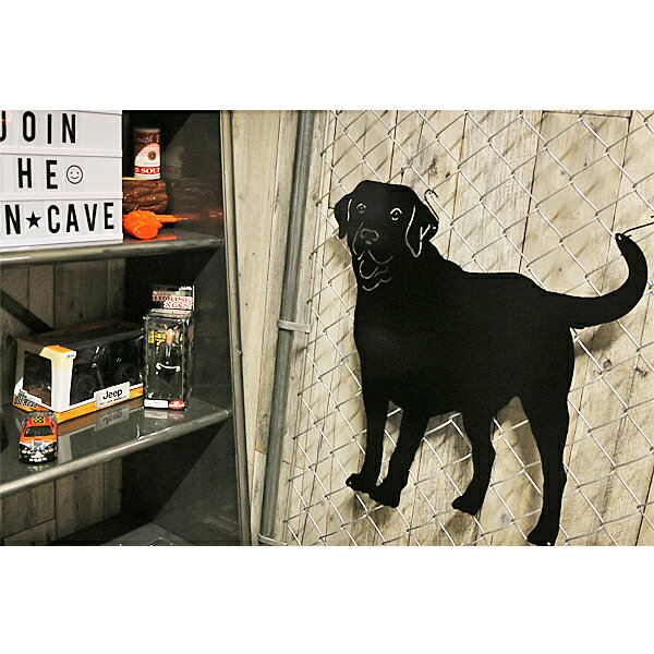 メタルサイン レトリバー レザーカット ヘビーメタル サイン 56cm×56cm Made in USA ■ ラブラドールレトリバー 犬 ペット 愛犬 動物 アニマル インテリア 看板 アメリカ雑貨 壁掛け ショップ ガレージ [3]