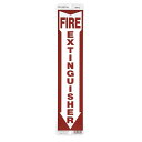 楽天MANCAVE 【マンケイブ】メタルサイン Hillman sign Center FIRE EXTINGUISHER（消火器） アルミ看板 46cm×10cm アメリカ製 ■ インテリア ショップ 看板 防災 火事