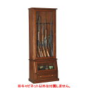 アメリカン ファニチャー クラシック ガンキャビネット 12丁収納 横幅74cm×高さ192cm×奥行37cm モデル898 ■ American Furniture Classics 収納 家具 ミリタリー 銃 ディスプレイ ガラスドア(3)