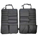 車用 バックシート ガンスリング 左右セット ブラック ■ ガンラック ホルダー ケース カー用品 銃 収納 ミリタリー サバゲー