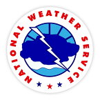 ステッカー NATIONAL WEATHER SERVICE アメリカ国立気象局 デカール 直径10cm ■ ナショナル ウェザー サービス 天気 NWS 雑貨 小物 サイン カーステッカー