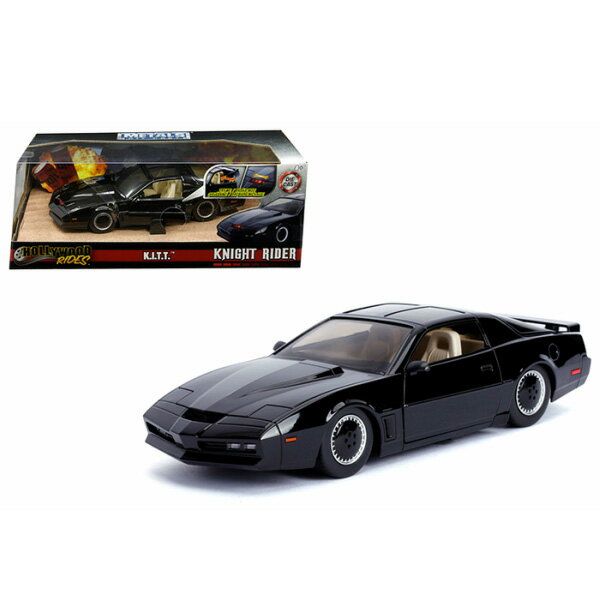 ミニカー JadaToys社 HOLLYWOOD RIDESシリーズ ナイトライダー KNIGHT RIDER K.I.T.T. with Lights 1/24スケール ■ ジェイダトイズ テレビドラマ アメリカ 特撮 トイカー おもちゃ