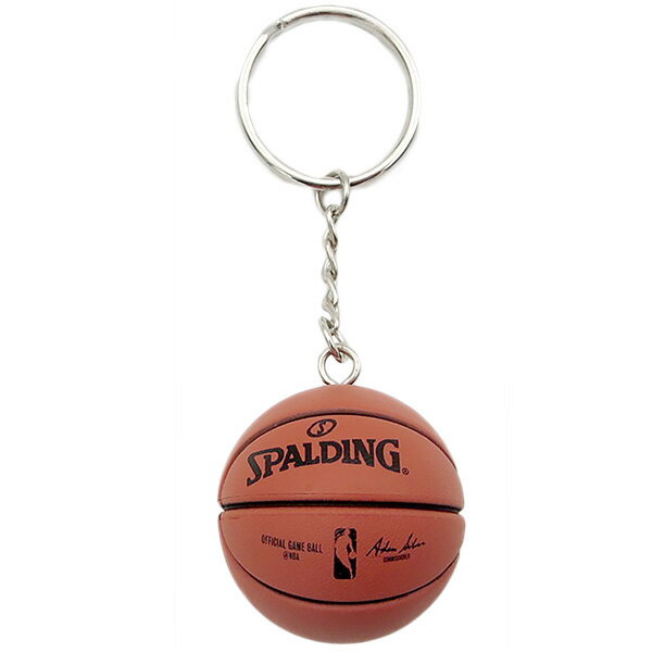 楽天MANCAVE 【マンケイブ】キーホルダー SPALDING スポルディング バスケットボール キーチェーン ■ バスケット スポーツ NBA 球技 バスケ部 部活 プレゼント 小物 雑貨