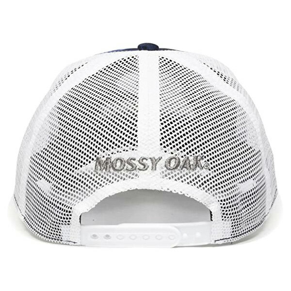 MOSSY OAK モッシーオーク マーリン メッシュキャップ ブルー ■ スナップバック 海 釣り フィッシング 帽子 野球帽 メンズ