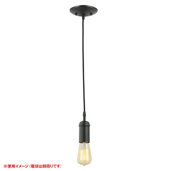 Rakuten - ペンダントライト マットブラック ■ インテリア 雑貨 照明 照明器具 エジソン電球 ディスプレイ おしゃれ アンティーク レトロ インダストリアル シンプル