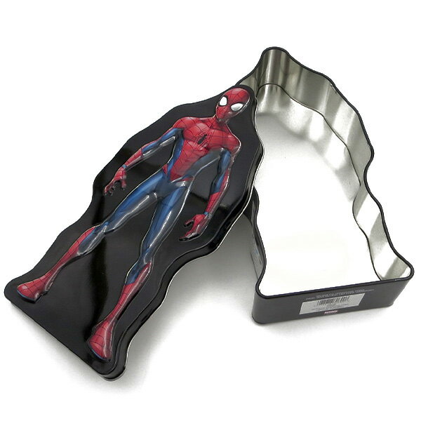 SPIDERMAN スパイダーマン ティンケース 24cm×11.5cm ■ 缶ケース 収納ケース 箱 小物入れ アメリカン雑貨 アメキャラ アメコミ