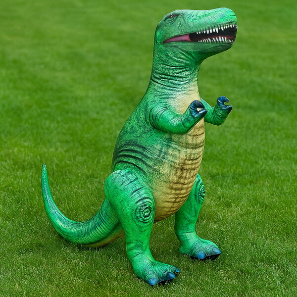 乐天商城 - 恐竜 ティラノサウルス インフレータブル 高さ37インチ 約94cm ■ Tレックス 空気ビニール玩具 インテリア トイ おもちゃ バルーン 飾り デコレーション
