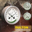DULTON ダルトン サーモ ハイグロメーター 温湿度計 K925-1283 全2タイプ ラウンド/メキシコ 温度計 湿度計 サーモメーター マグネット おすすめ おしゃれ アナログ デザイン 人気 サボテン 植物 温室