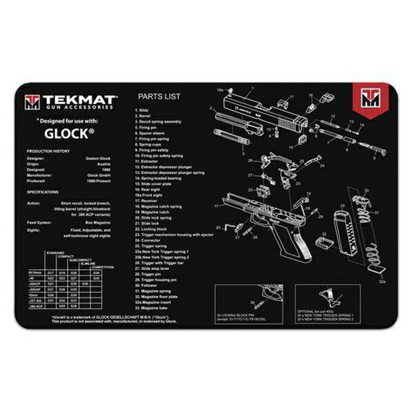 Rakuten - TEKMAT テックマット ハンドガン クリーニングマット グロック 短尺 ■ GLOCK メンテナンス 分解