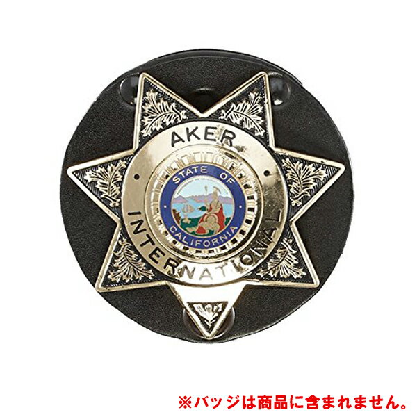 【AKER】エイカー バッジホルダー（スターバッジ用） クリップオンタイプ（A592）【アメリカ製】