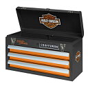 【Harley-Davidson×CRAFTSMAN】ハーレーダビッドソン×クラフトマン 工具入れ 3段ポータブル ツールボックス(ツールチェスト)【インテリア...
