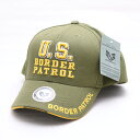 RAPID DOMINANCE ラピッドドミナンス 3Dキャップ 帽子 U.S.BORDER PATROL（USボーダーパトロール） 刺繍 ■ ミリタリー 国境警備隊