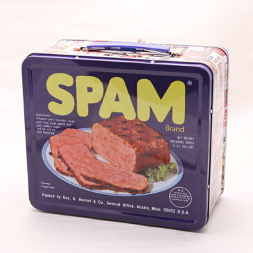 【ブリキボックス】 SPAM（スパム） 缶製ボックス（ランチボックス　ティンボックス） ブリキ缶 【雑貨】 おしゃれ 海外