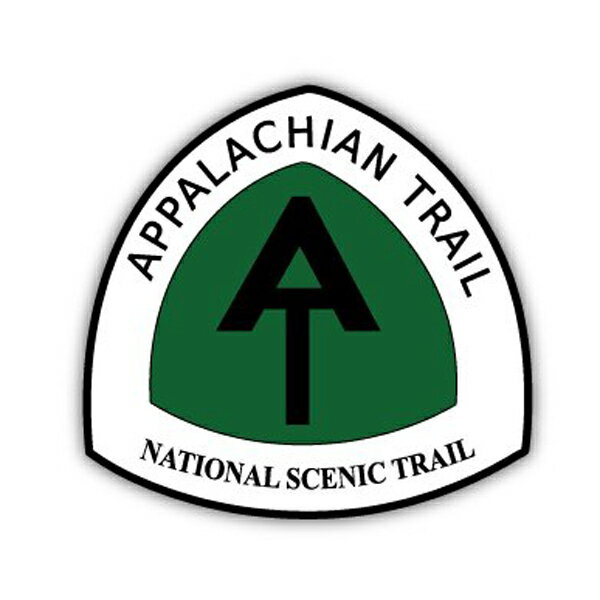 APPALACHIAN TRAIL(アパラチアン・トレイル) ロゴ ウィンドウステッカー（カーステッカー）