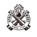 “SPRINGFIELD ARMORY SINCE 1794（スプリングフィールドアーモリー）” ロゴ ダイカットステッカー 【シール デカール カーステッカー】