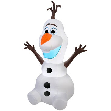 【アナ雪】 オラフ エアブロー 1.22m 【アナと雪の女王 OLAF ディズニー ディスプレイ クリスマス 玄関 キャラクター エアーバルーン】