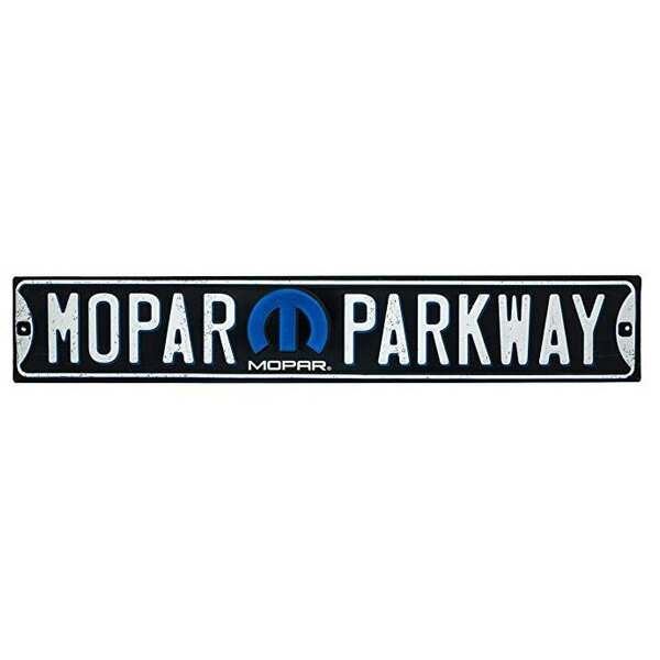 MOPAR PARKWAY ロゴ ストリートサイン 50.5cm×8.5cm エンボス加工