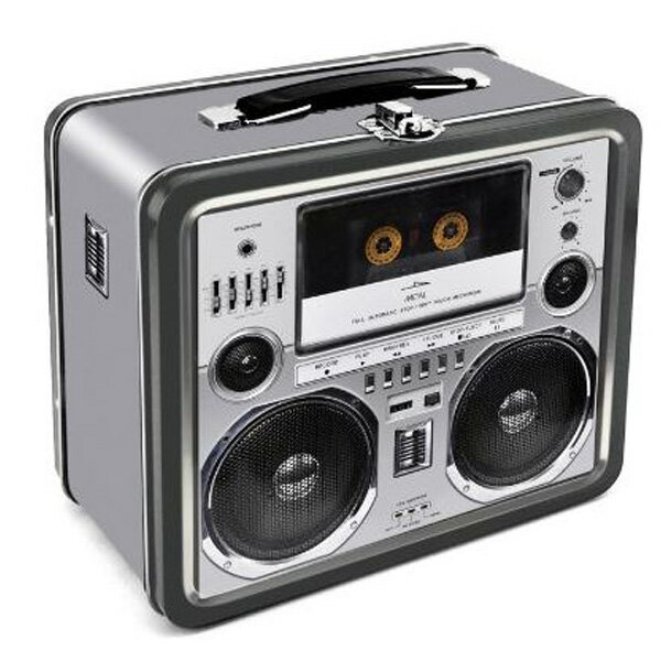 【ブリキボックス】ラジカセ 缶製ボックス【ランチボックス ティンボックス ブリキ缶 雑貨 おしゃれ】のサムネイル