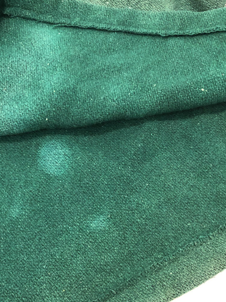 【メンズ】B＆B SPORTS CENTER ピラティス用品センター ハーフジップウールジャケット 50’s-頃 ヴィンテージ サイズ：M程度 カラー：グリーン 万代Net店格安セール情報　楽天　通販