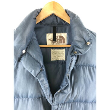 【中古】【メンズ】THE NORTH FACE ザノースフェイス 90‘s ダウンベスト シンプル アウトドア サイズ:XXS カラー:NAVY ネイビー 紺 ※ほつれあり。 万代Net店