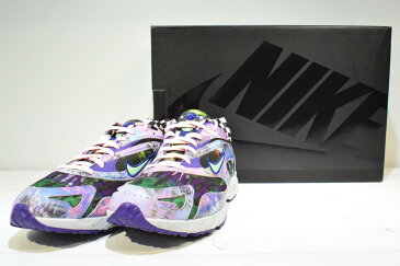 【中古】【美品】NIKE ナイキ ZM STREAK SPECTRUM PLUS PREM ズーム ストリーク スペクトラム プラス AR1533-500 COURT PURPLE/LT POISON GREEN コートパープル/ライトポイズングリーン サイズ27cm メンズ スニーカー 万代Net店