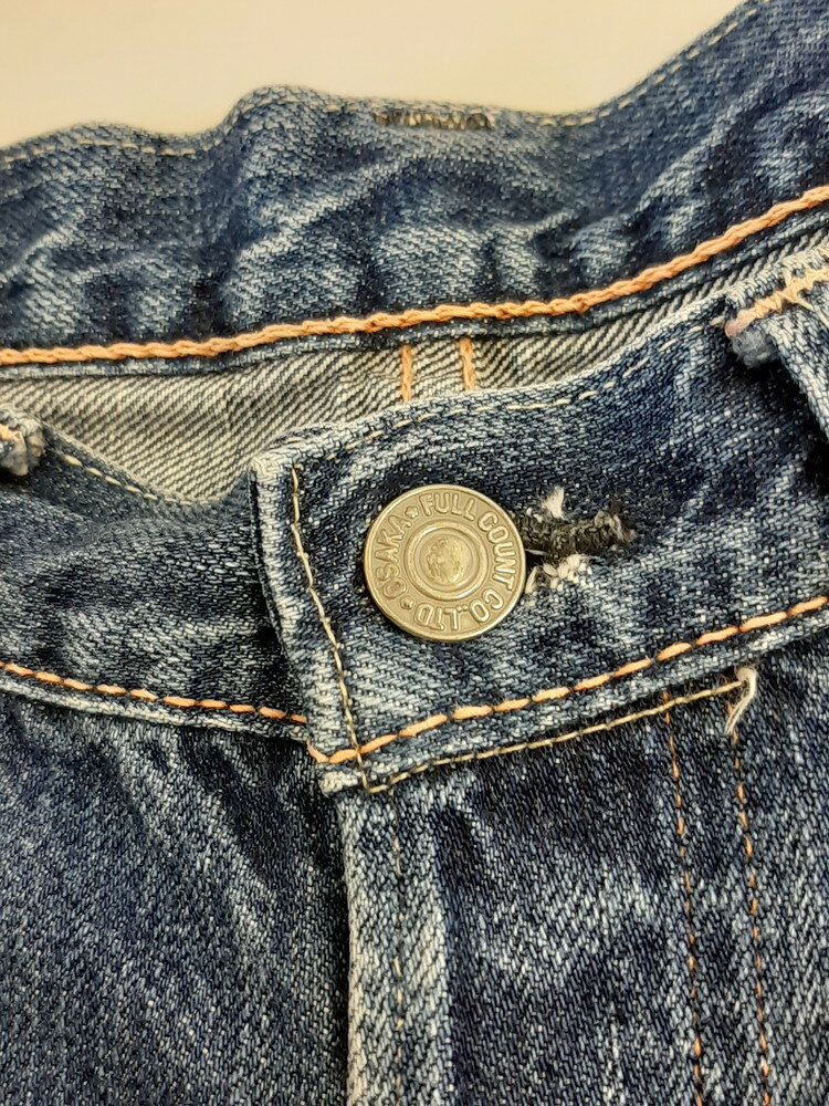 【中古】FULLCOUNT フルカウント 0105 LOOSE STRAIGHT ストレートデニムパンツ サイズ：32 メンズ アメカジ 万代Net店