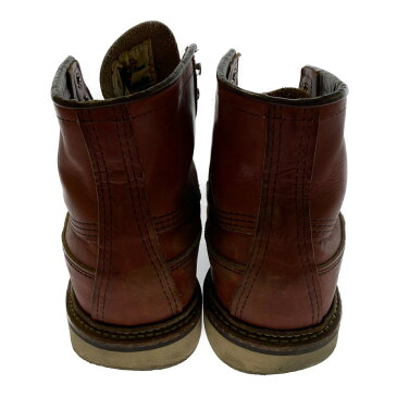 【中古】REDWING レッドウイング Irish Setter Canoe Moc アイリッシュセッターカヌーモック オロラセットポーテージ 犬タグ ブーツ 革靴 9851 カラー:Brown ブラウン 茶色 サイズ:27cm メンズ 靴 万代Net店