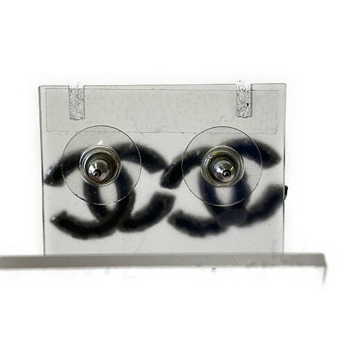 【中古】CHANEL シャネル ココマーク ピアス ラインストーン メンズ レディース ハイブラ 万代Net店