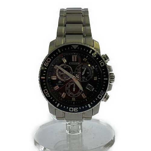 【中古】【メンズ】CITIZEN Promaster E610-S062926 シチズン プロマスター エコドライブ 10気圧防水 リストウォッチ 腕時計 サイズ：下記参照 カラー：SILVER×BLACK 万代Net店