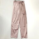【美中古品】【レディース】RIENDA WIDE PANTS リエンダ サテンリラックス ワイドパンツ ボトムス サイズ:M カラー:パープル 万代Net店 1...