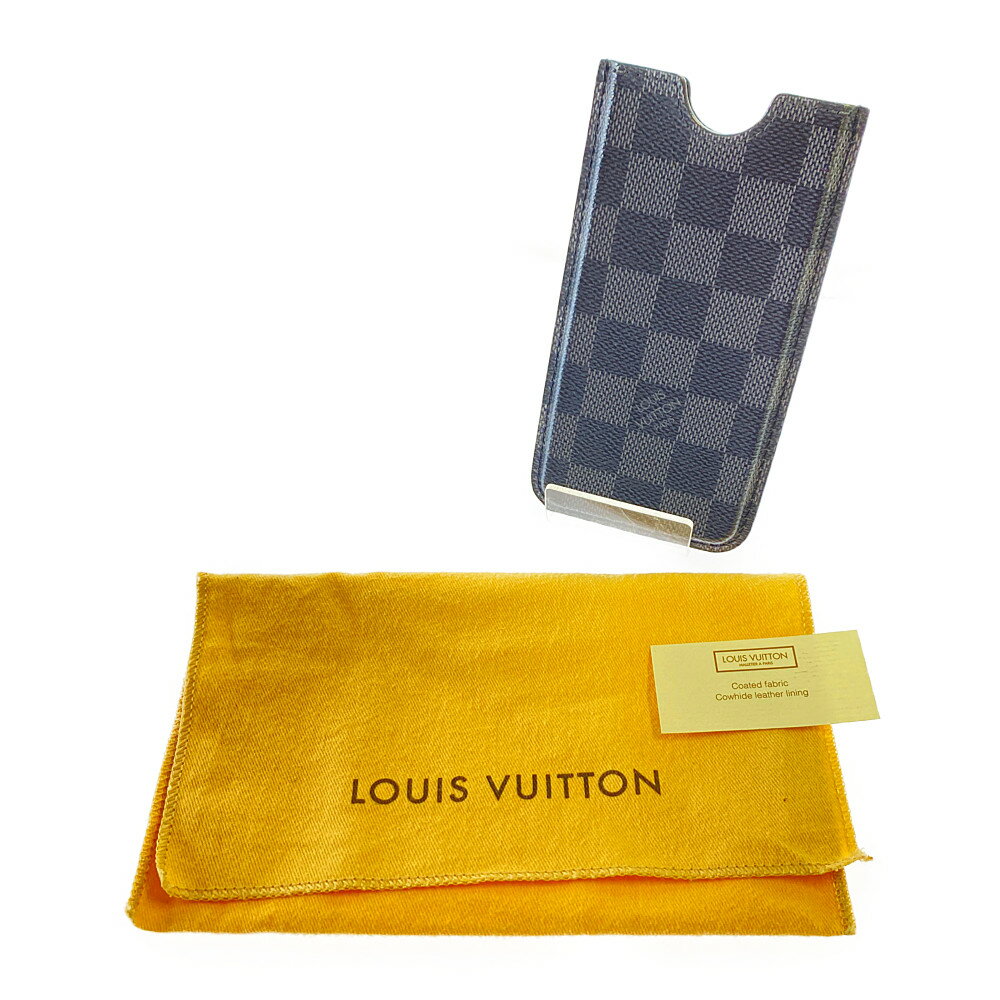 【中古】【メンズ】【レディース】LOUIS VUITTON iPhone Case N62669 ルイヴィトン ダミエグラフィット エテュイ アイフォン3Gケース 小物入れ ハイブランド サイズ：下記参照 カラー：BLACK 万代Net店