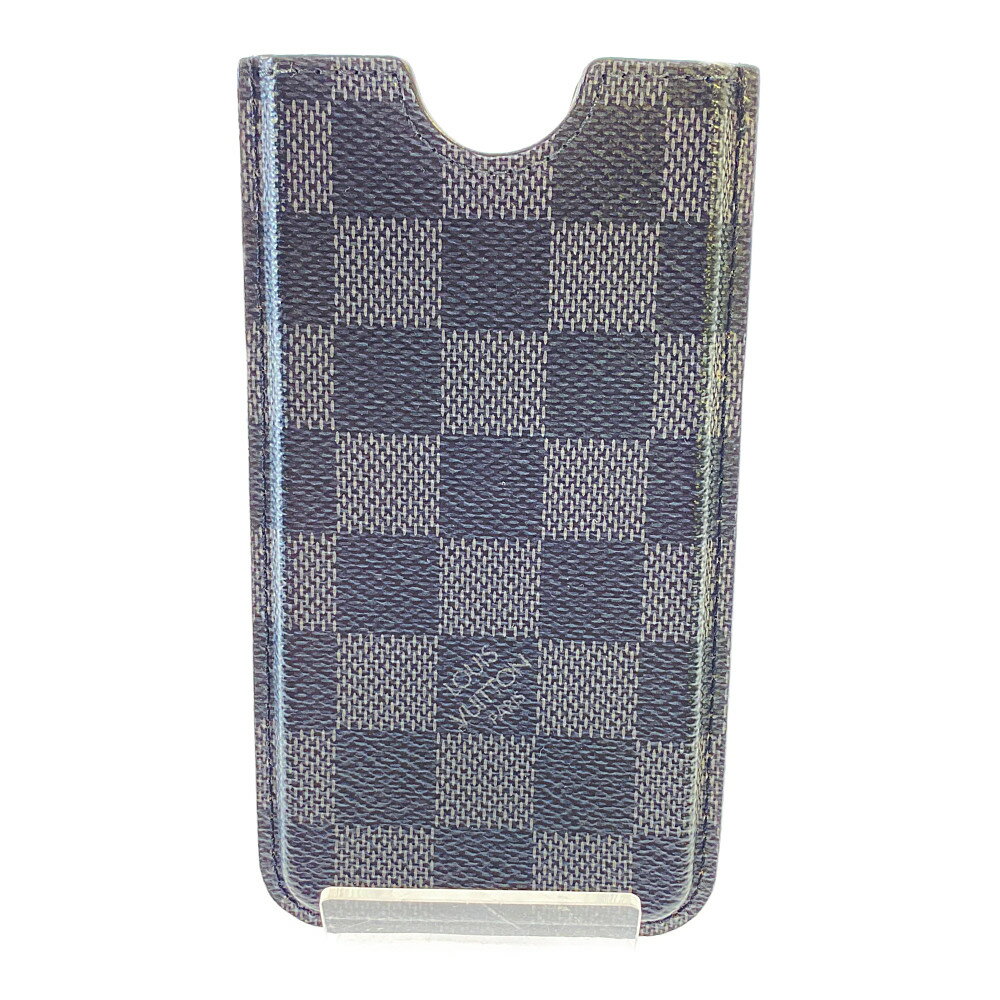 【中古】【メンズ】【レディース】LOUIS VUITTON iPhone Case N62669 ルイヴィトン ダミエグラフィット エテュイ アイフォン3Gケース 小物入れ ハイブランド サイズ：下記参照 カラー：BLACK 万代Net店