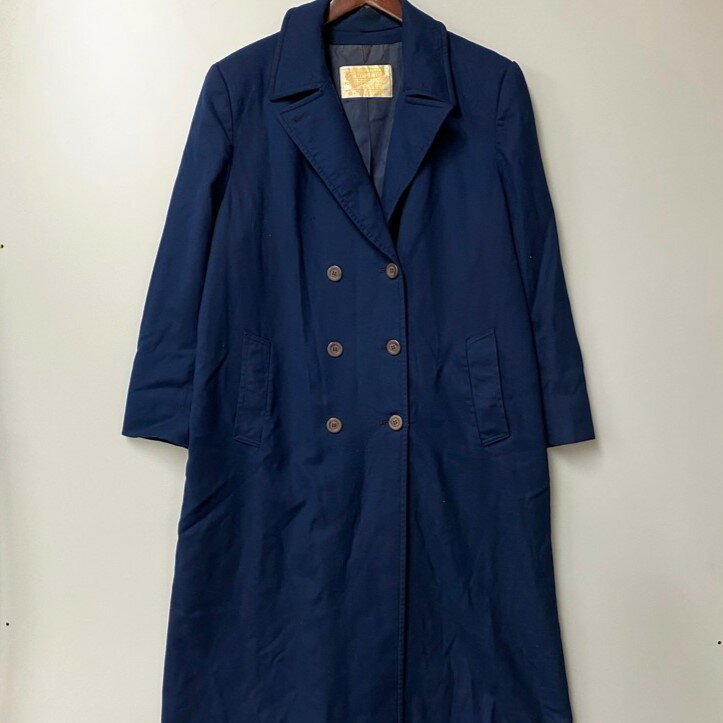 【中古】【メンズ】PENDLETON ペンドルトン 70'S ロングコート アウター 古着 サイズ：18 カラー：ネイビー 万代Net店 146-240219-mk-41-izu
