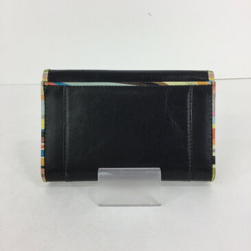 【中古】【メンズ】Paul Smith ウォレット ポールスミス 財布 サイズ：約9.5×14.2×2cm カラー：BLACK