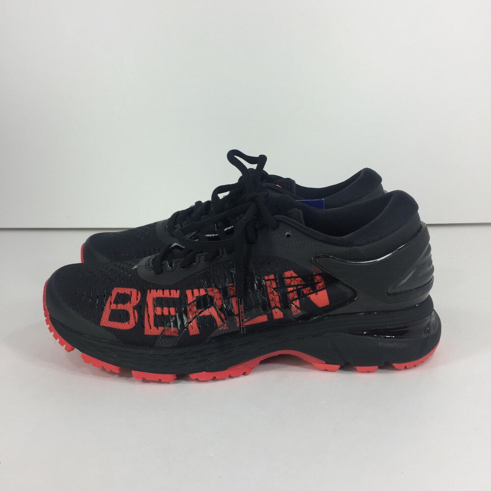 【中古】【レディース】ASICS GEL-KAYANO 25 BERLIN 1012A119 アシックスタイガー ゲル カヤノ ベルリン スニーカー サイズ：23.5cm US 6 1/2 カラー：BLACK/CLASSIC RED 万代Net店