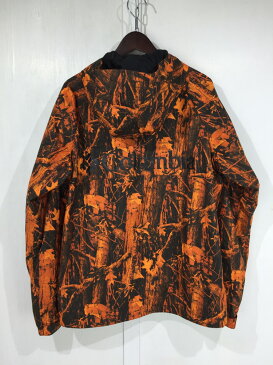 【中古】【メンズ】XLARGE × Columbia DECRUZ SUMMIT JACKET PM3372 エクストララージ コロンビア 別注 コラボ デクルーズサミットジャケット ライトアウター ナイロンジャケット サイズ:XL カラー:ORANGE/BLACK 万代Net店