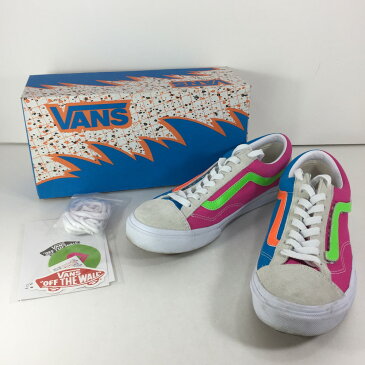 【スーパーセール限定！20%OFF~】【中古】【メンズ】VANS V360G BILLYS OLD SKOOL ヴァンズ ビリーズ オールド スクール スニーカー サイズ：28cm US 10 カラー：PINK/BLUE 万代Net店