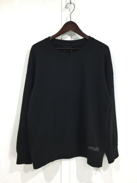 【中古】【メンズ】VISVIM 18AW JUMBO SWEAT CREW L/S (NUMBERING) 0118205010036 ビズビム ジャンボスウェットクルーネック サイズ：1 カラー:BLACK 万代Net店