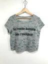 【中古】【レディース】BALMAIN PARIS カットソー PP-709-64A バルマン パリス Tシャツ サイズ：11 カラー：GRAY 万代Net店