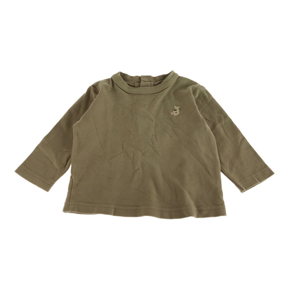 【中古】【キッズ】BURBERRY LONDON ワンポイントベア L/S TEE BP669-653-50 バーバリー ロンドン ロングスリーブTシャツ 長袖Tシャツ カットソー サイズ：70 カラ 万代Net店