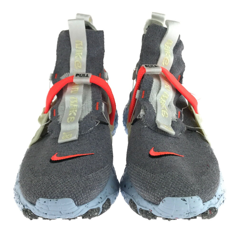 【中古】【メンズ】NIKE SPACE HIPPIE 03 CQ3989-001 ナイキ スペースヒッピー 03 スニーカー サイズ：28cm US 10 カラー：GRAY/TOTAL ORANGE 万代Net店