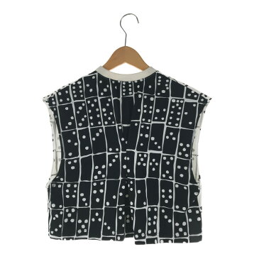 【中古】【レディース】STUSSY ステューシーSTUSSY DICE PRINT N/S TEE ステューシー サイコロプリント ノースリーブ Tシャツ カットソー タンクトップ サイズ:S カラー:ブラック/ホワイト 万代Net店