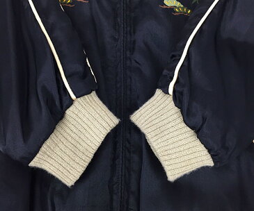 【中古】【メンズ】CROPPED HEADS SOUVENIR JACKET REVERSIBLE YOKOSUKA JUMPERS クロップドヘッズ スーベニア ジャケット リバーシブル スカジャン 和柄 お土産 アウター サイズ:M カラー:BLACK×CREAM 万代Net店