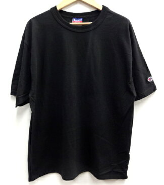 【中古】【未使用品】Champion チャンピオン S/S 無地 Tee 半袖 Tシャツ ロゴマーク ブラック 黒 メンズ サイズ：M 万代Net店