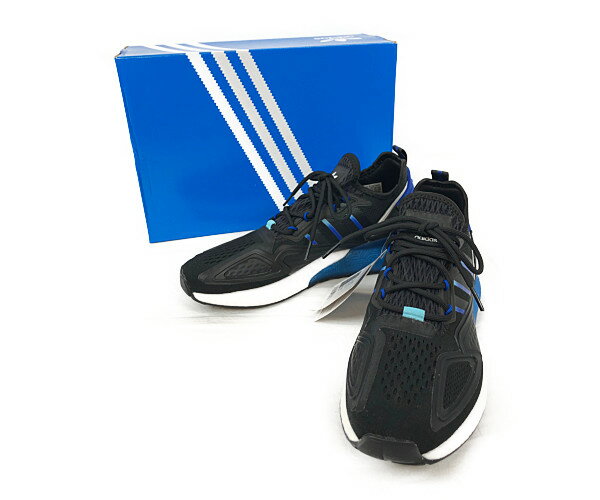 【中古】【メンズ】adidas アディダス FY1458 ZX 2K BOOST ブースト スニーカー カラー:BLACK ブラック サイズ:26cm 万代Net店