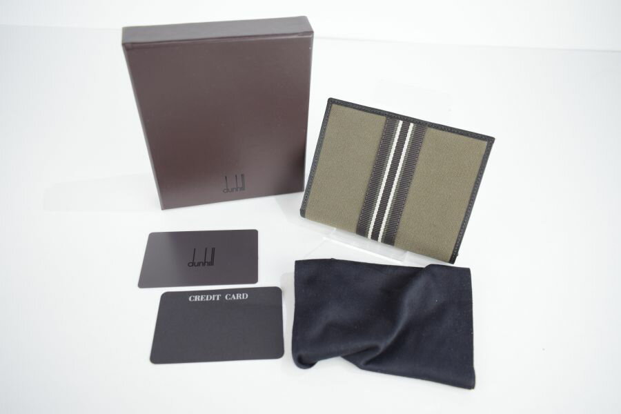 【中古】【メンズ】dunhill ダンヒル 二つ折り財布 財布 カラー：BROWN 万代Net店